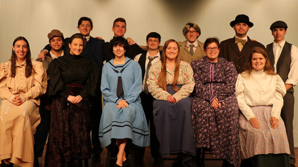 SJC Long Island's Drama Society dressed up for their production of "Our Town."